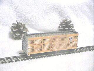 Photo of Model of Union Pacific wood stock car
