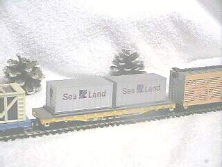 Photo of Model of a container car