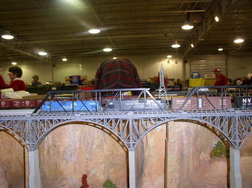 Photo of HO Scale over the Trestle