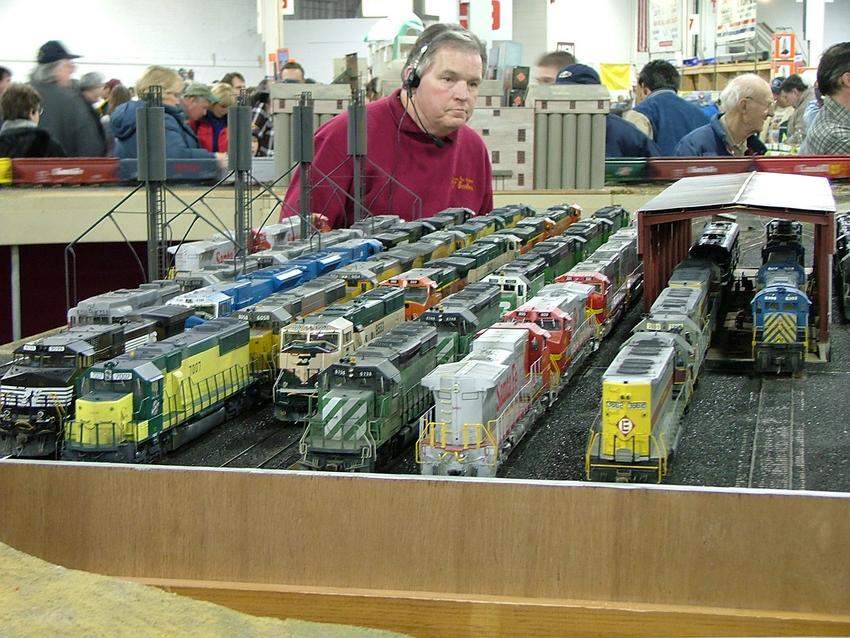 Photo of Southern New England RR Club layout at the Big E Train Show