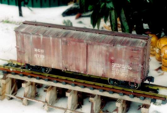 Photo of RGS Wood Box Car