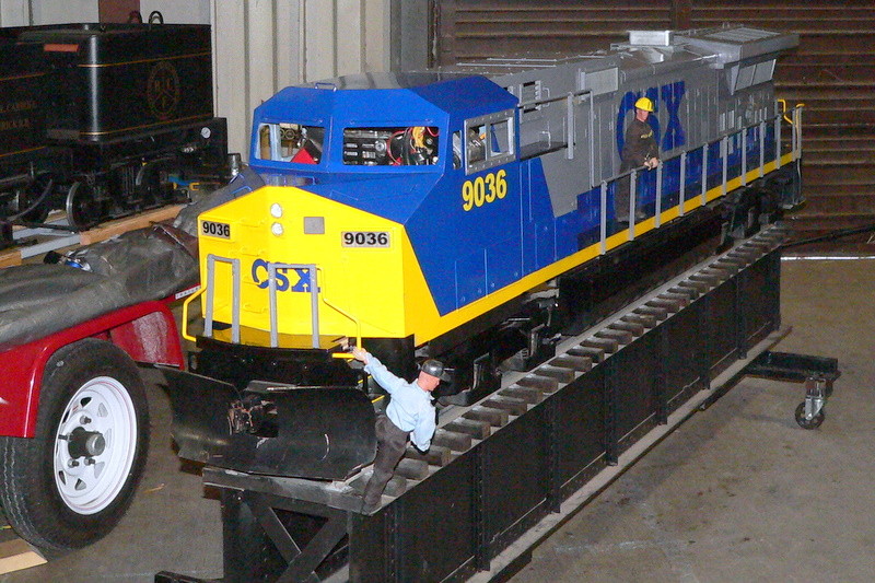 Photo of CSX #9036, VERY LARGE SCALE!