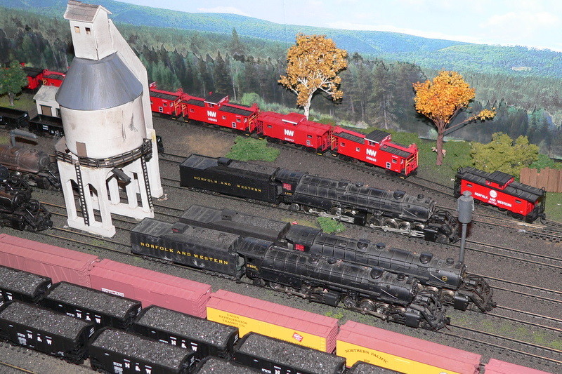 Photo of Yards in the days of steam on the N&W: N Gauge
