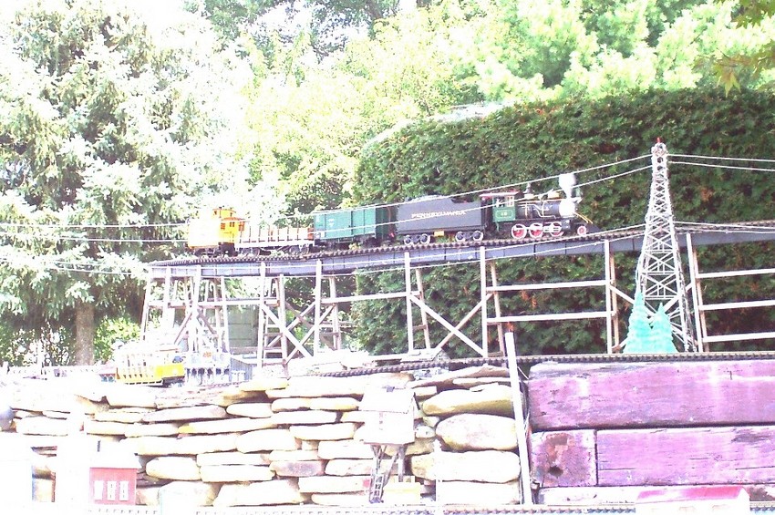 Photo of Outdoor train exhibit