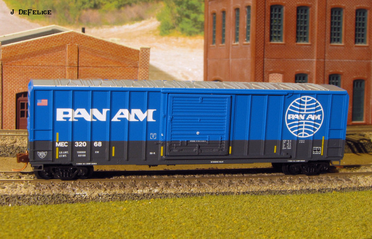 Photo of PanAm/MEC boxcar on the NQMRR