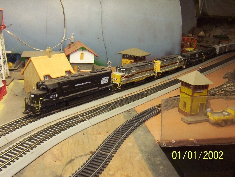 Photo of erie lackawanna and penn central power on my layout