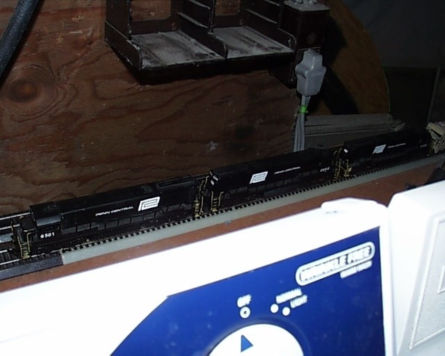 Photo of three penncentral u25c's on my train layout