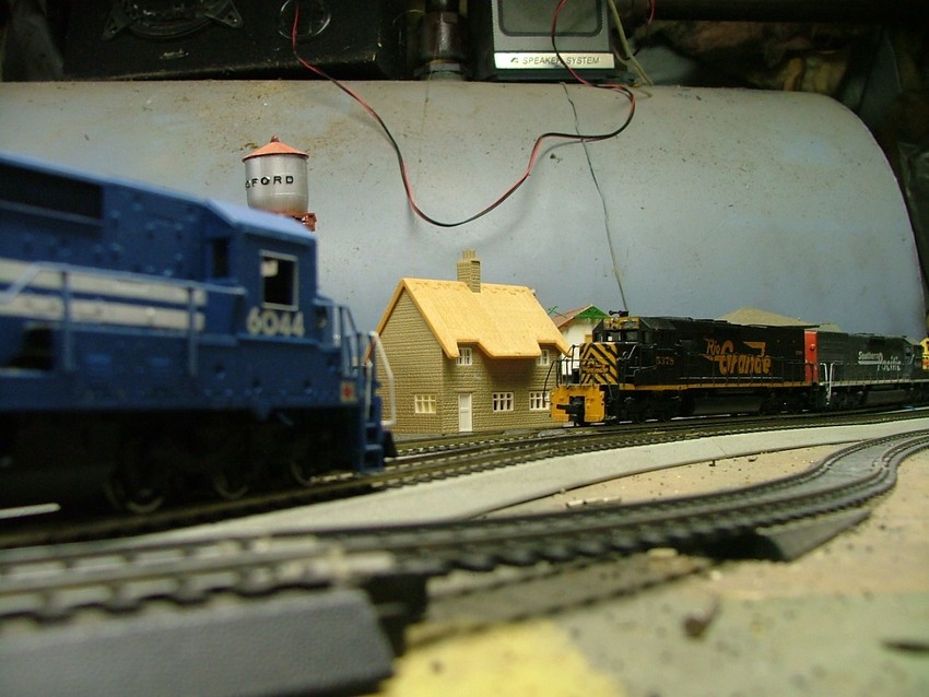 Photo of conrail 8-40c running on my layout
