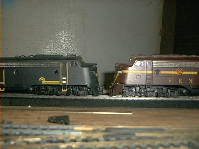 Photo of conrail e8 and p.r.r e8