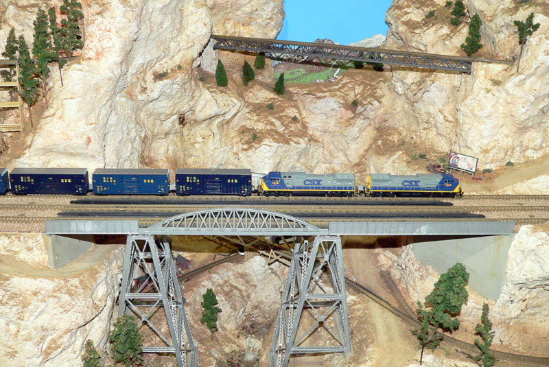 Photo of CSX in the mountains