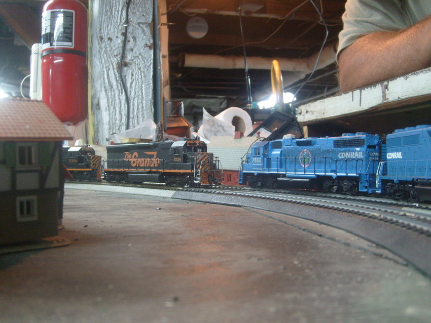 Photo of rio grande and conrail power on my layout