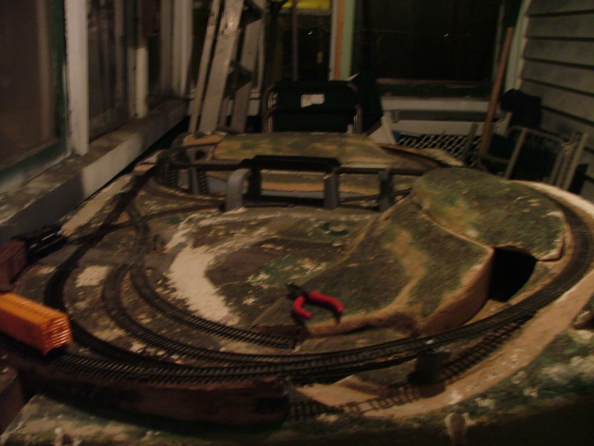 Photo of my new train layout for display @ chester on tracks for this year