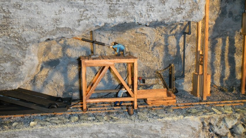 Photo of Hoosac Tunnel Central Shaft Model