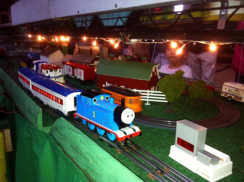 Photo of Thomas on Track in O-Gauge