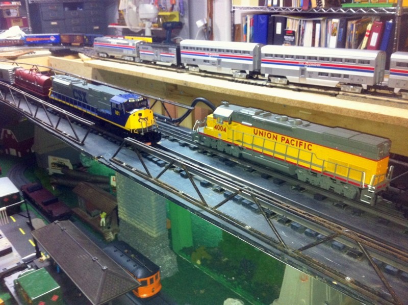 Photo of O-Gauge Freight Action