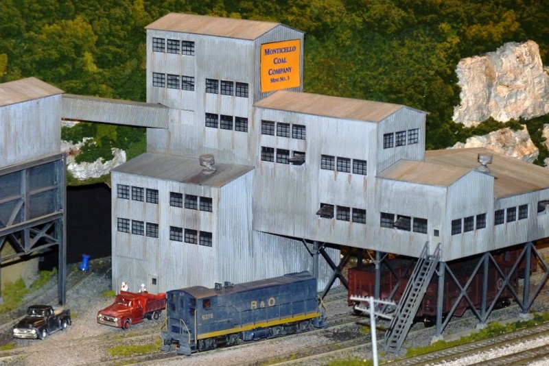 Photo of B&O at the mine in HO