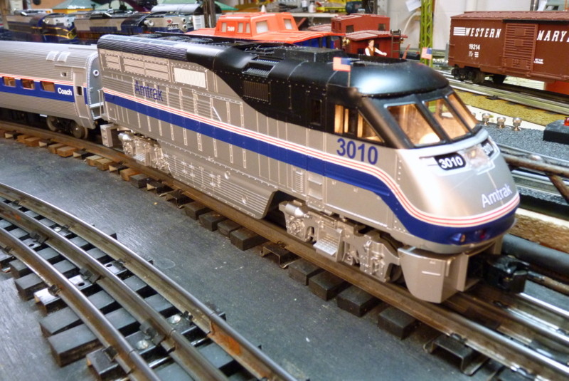 Photo of Amtrak 3010 in O-Gauge
