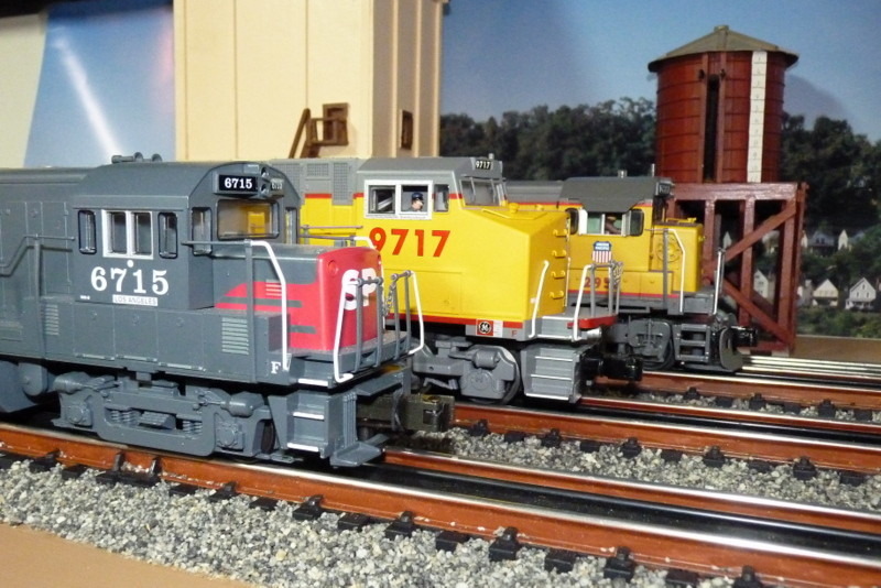 Photo of SP and UP in O-Gauge