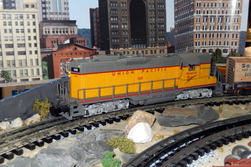 Photo of Union Pacific in O-gauge Lionel