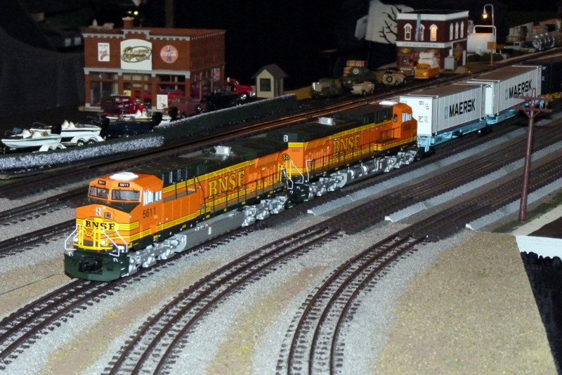 Photo of Stack Train through town in O Gauge