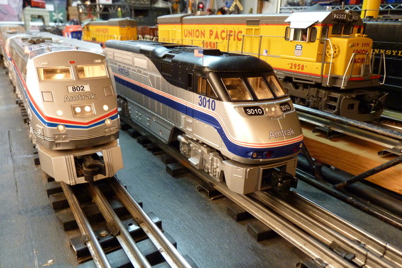 Photo of O-gauge power on the home layout