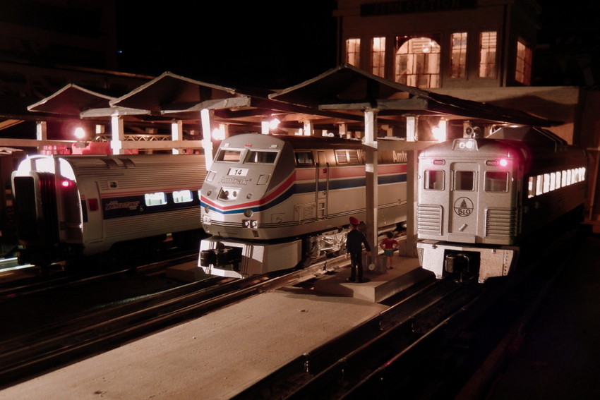 Photo of Night at the Station in O-Gauge