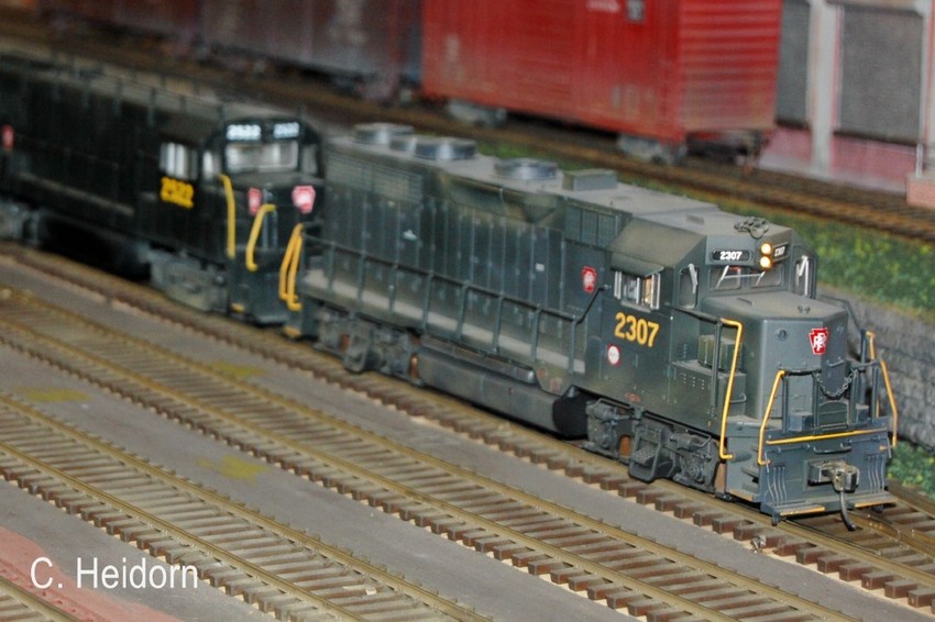 Photo of Pennsy 2307 in O Scale