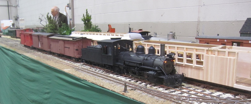 Photo of two foot gauge 2-8-2 model loco