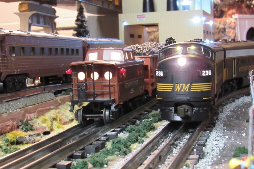 Photo of Heavy Freight on the home layout, O Gauge