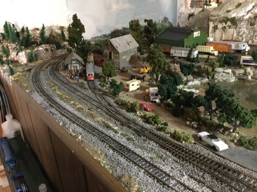 Photo of Ho train layout