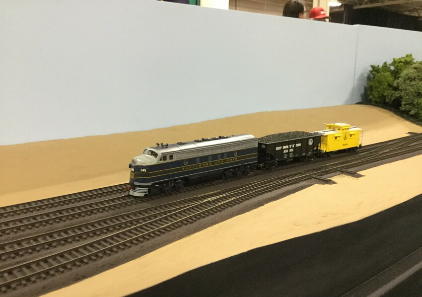 Photo of A model of BO 345 at the 2019 Big E Show in Springfield, MA